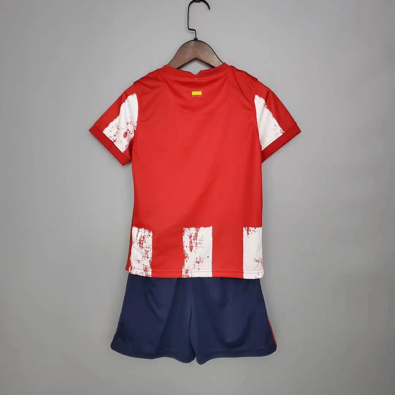 Atlético de Madrid Home Kids Kit 2021/22