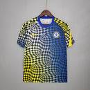 Chelsea azul e amarelo Roupa de treino 2021/22