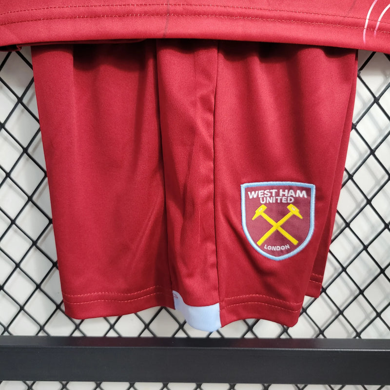 West Ham Home Kids Kit 2023/24