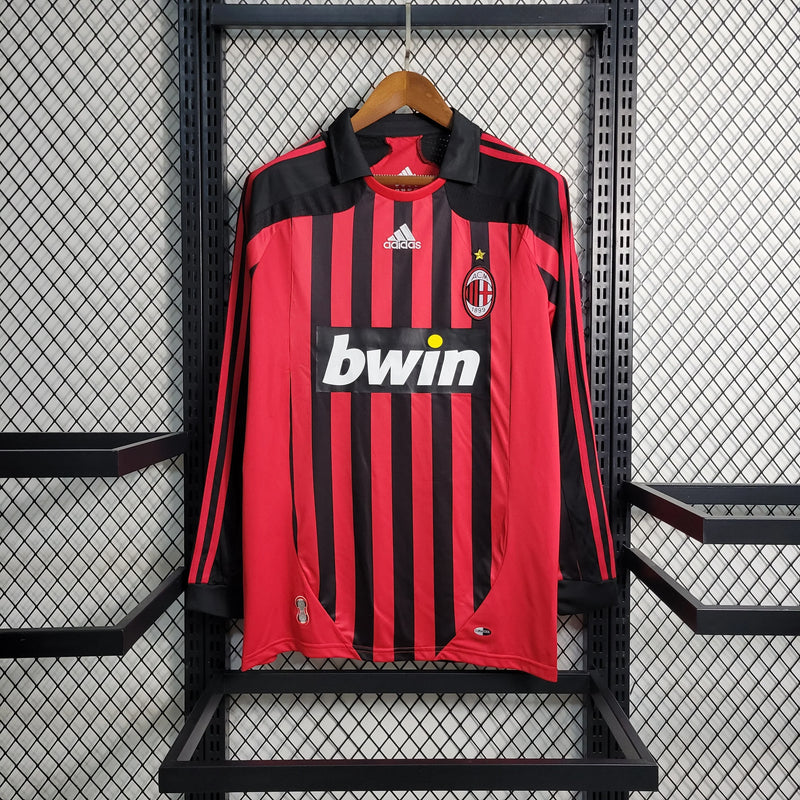 AC Milan Home Manga Longa 2007/08