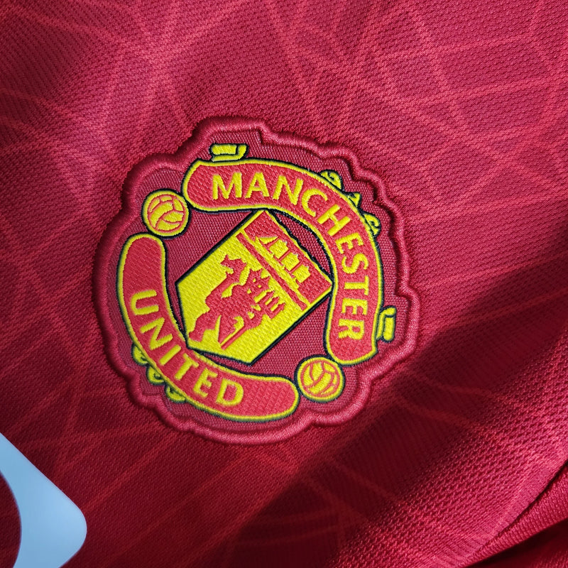 Manchester United Home Child Kit Long Sleeve 2023/24