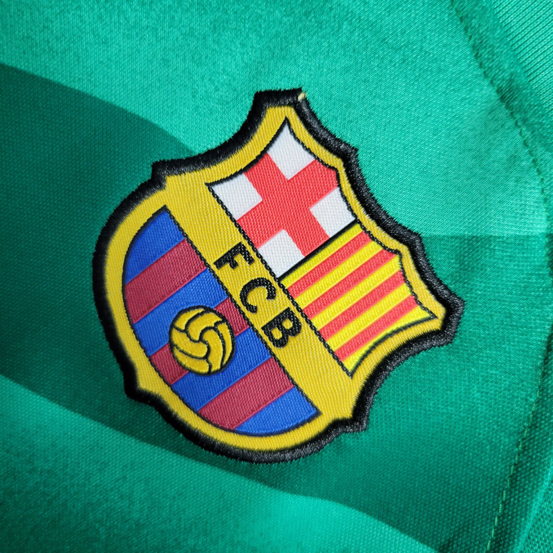 GK Green Barcelona 2023/24 Children's Kit