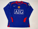 Manchester United Manga Longa Terceira Camisa 2006/07