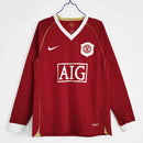 Camisa Manchester United Manga Longa Home 2006/07