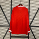 Camisa Manchester United manga longa Home 86/88