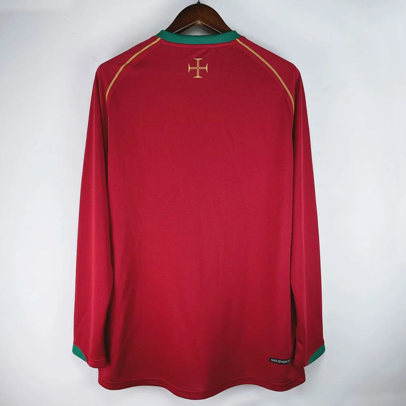 Portugal Long Sleeve Home Shirt 2006