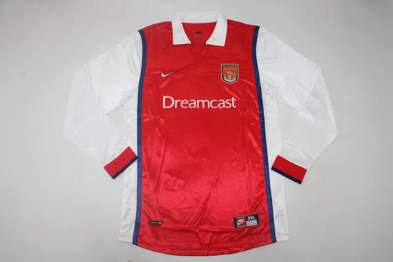 Arsenal Long Sleeve Home Shirt 99/00