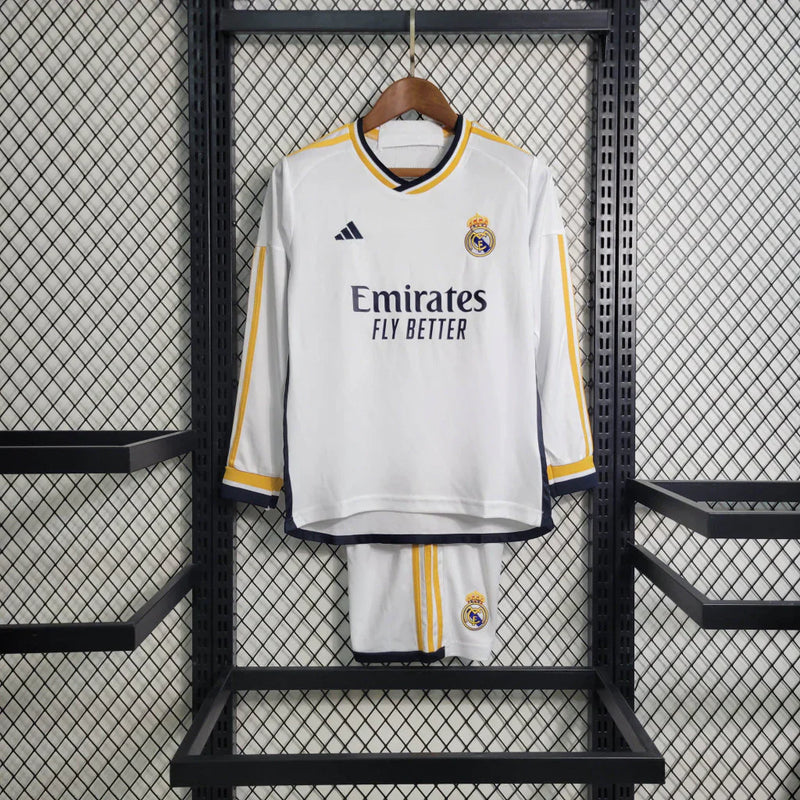 Real Madrid 2023/24 Long Sleeve Home Kit